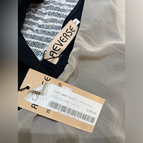 REVERSE | Sheer sash double y sivis dress in Size Small - Picture 8 of 10